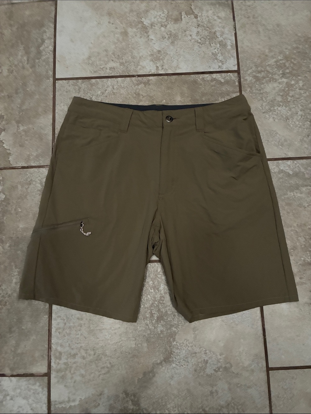 Patagonia Olive Men's Performance Hybrid Shorts